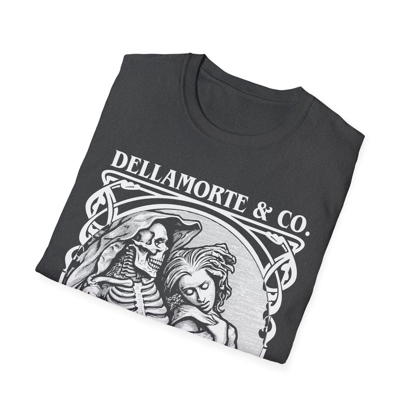 Death and the Maiden Shirt | Gothic Grim Reaper T-Shirt | Dellamorte Dark Academia Tee | Macabre Romance | Occult Halloween Apparel