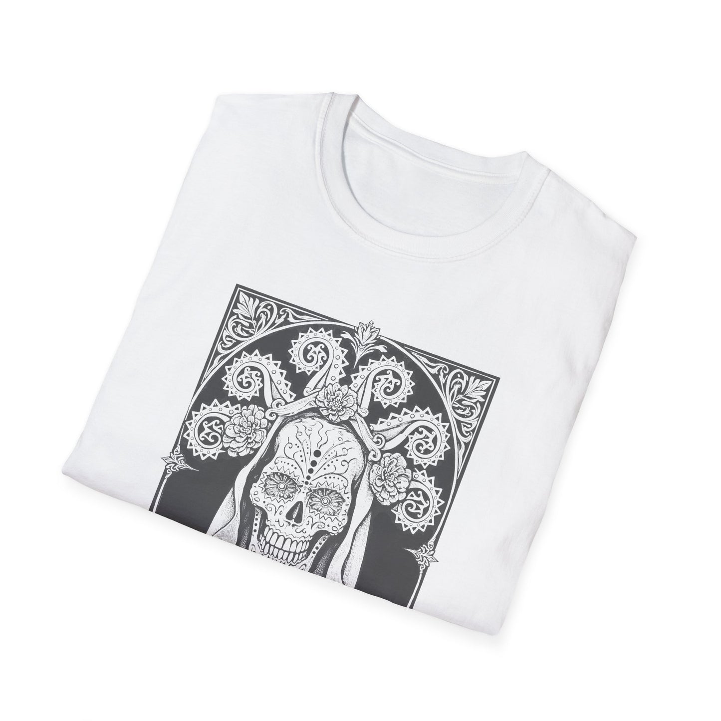 Dia de los Muertos Unisex T-Shirt, Gothic Sugar Skull Tee | Dellamorte Alternative Shirt, Halloween Gift, Day of the Dead Tee, Graphic