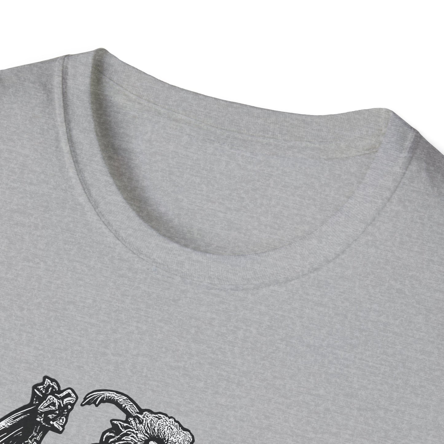 Mothman Shirt | Gothic Cryptid T-Shirt by Dellamorte | Appalachian Folklore Tee | Paranormal Creature Dark Halloween Art Apparel