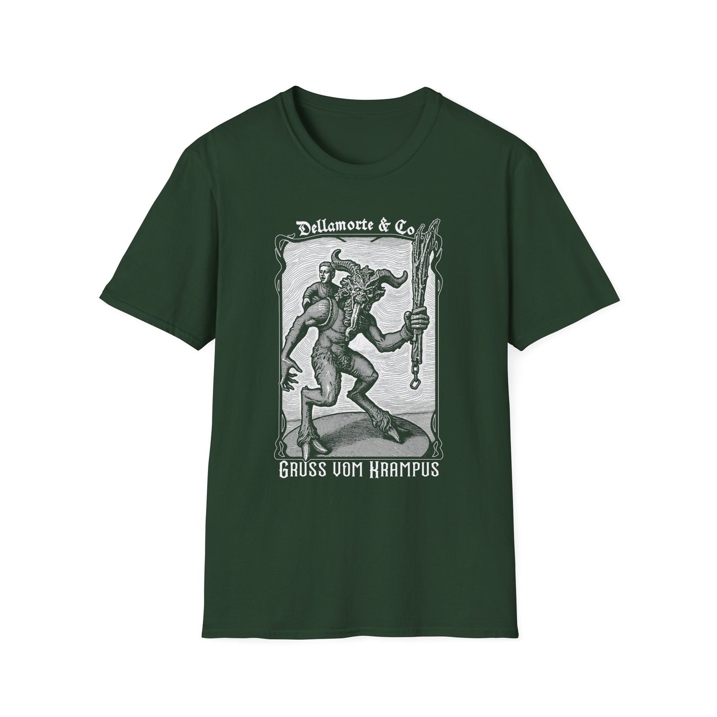 Krampus Greetings Unisex T-Shirt, Gothic Holiday Tee, Dellamorte Alternative Shirt, Christmas Gift, Xmas Devil Tee, Graphic Krampusnacht