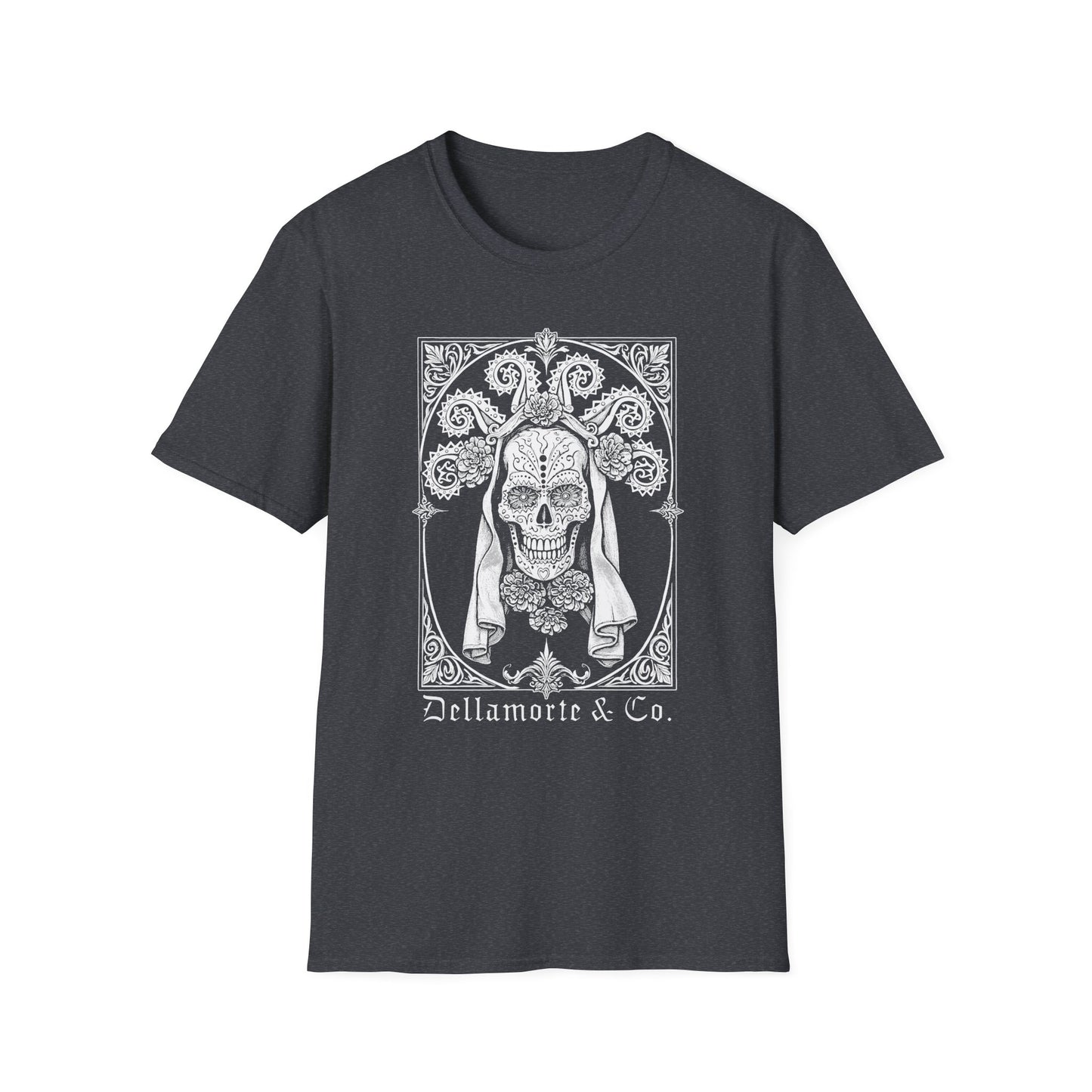 Dia de los Muertos Unisex T-Shirt, Gothic Sugar Skull Tee | Dellamorte Alternative Shirt, Halloween Gift, Day of the Dead Tee, Graphic