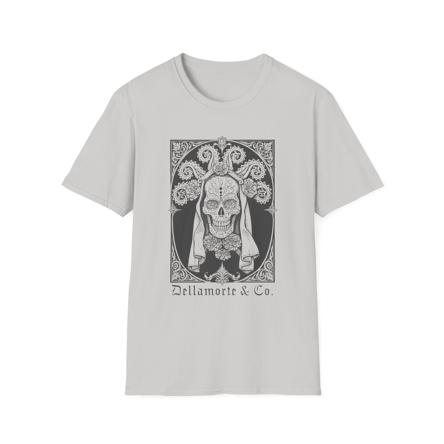 Dia de los Muertos Unisex T-Shirt, Gothic Sugar Skull Tee | Dellamorte Alternative Shirt, Halloween Gift, Day of the Dead Tee, Graphic