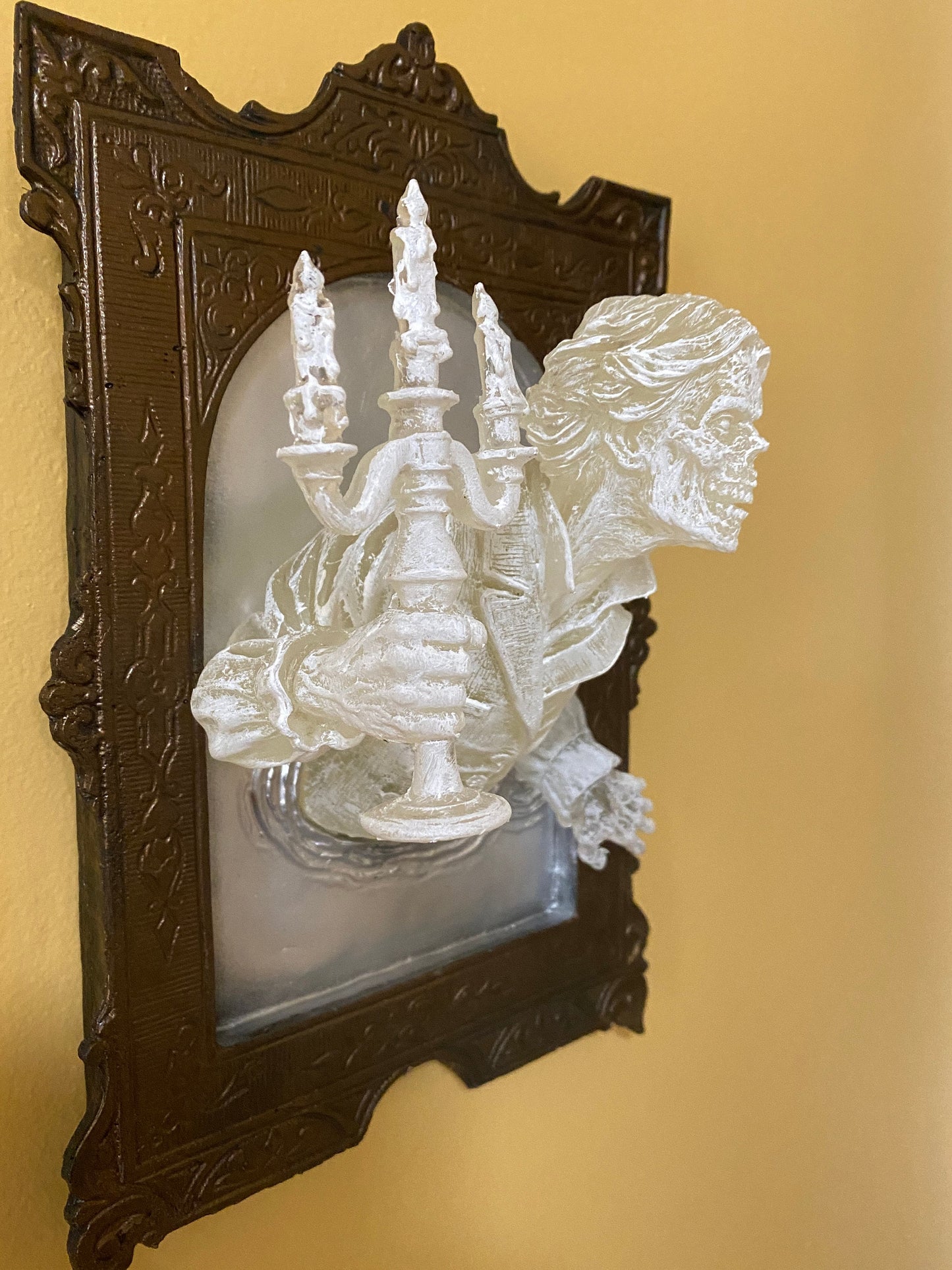 Gentleman Ghost in the Mirror Wall Plaque, Large Version, Ghoul Version