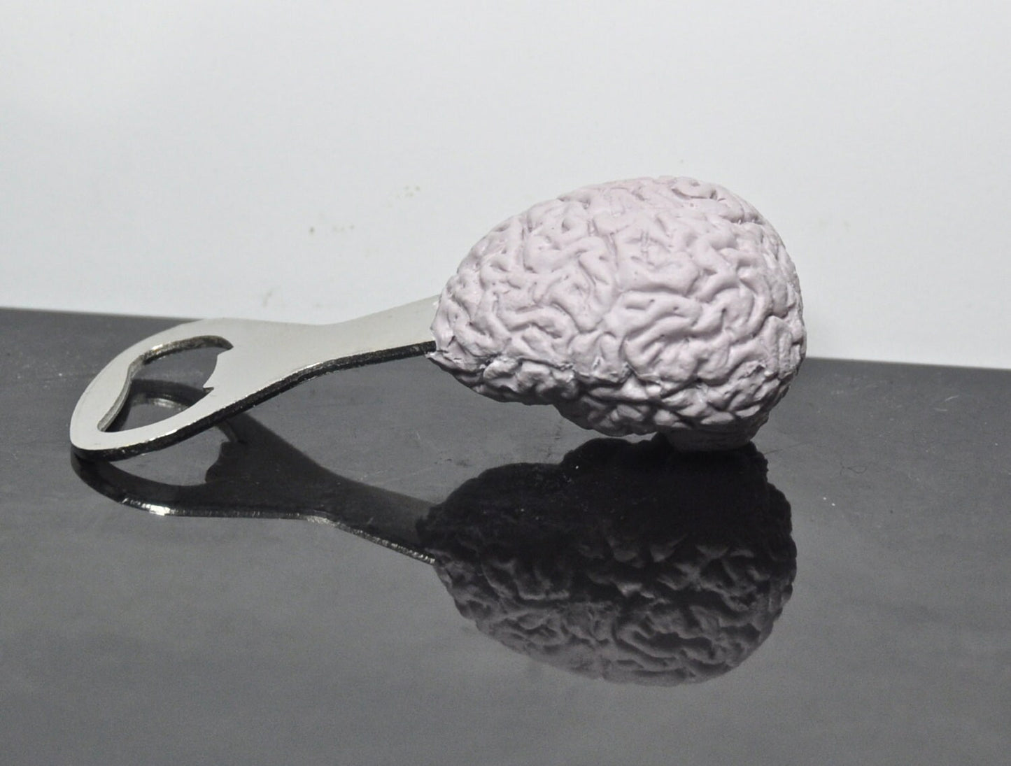 Brain Bottle Opener, Hand Painted Resin | Gothic Medical Decor, Anatomy Brain Bottle Opener |Fantasy Gothic Wine and Barware Gift