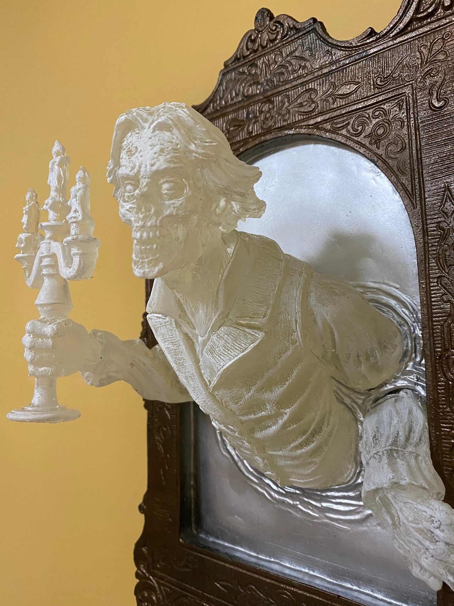Gentleman Ghost in the Mirror Wall Plaque, Large Version, Ghoul Version