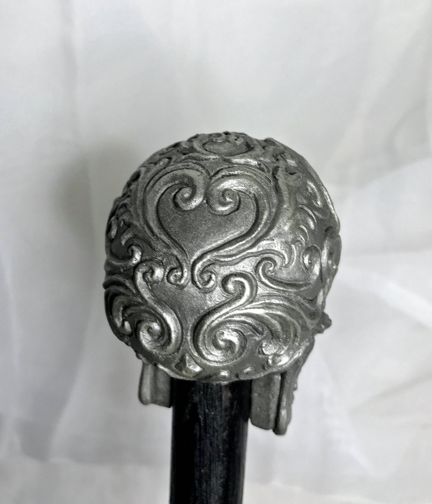 Ornate Skull Cane, Hand Sculpted Walking Stick | Victorian Gothic Cane | Fantasy Cosplay Occult Dark Fantasy Skull Cane, Gothic Accessory