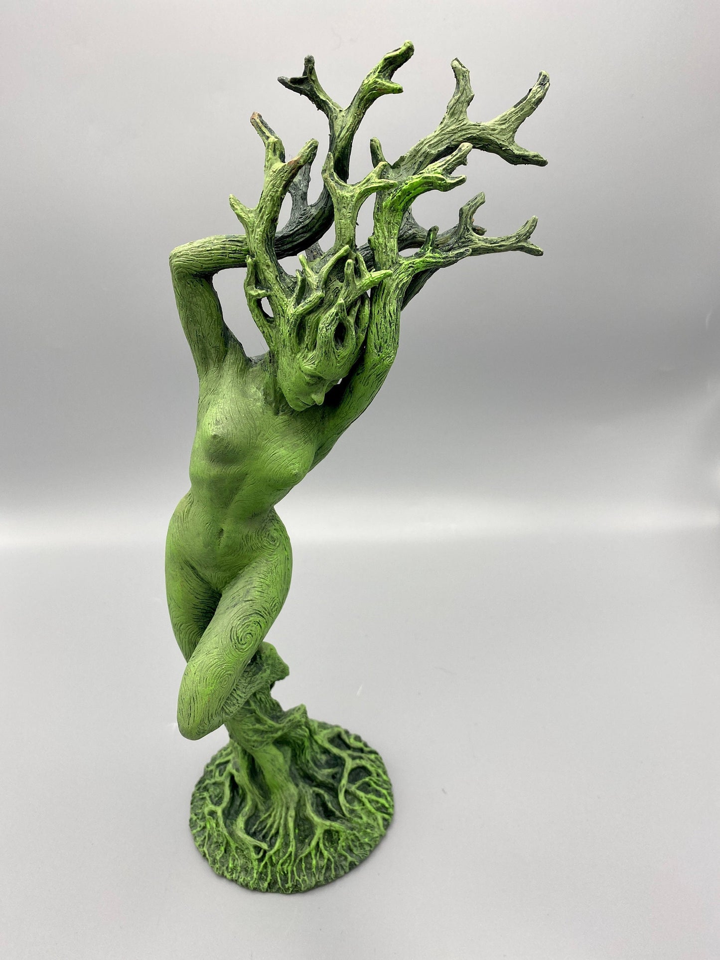 Dryad Statue, Green Finish