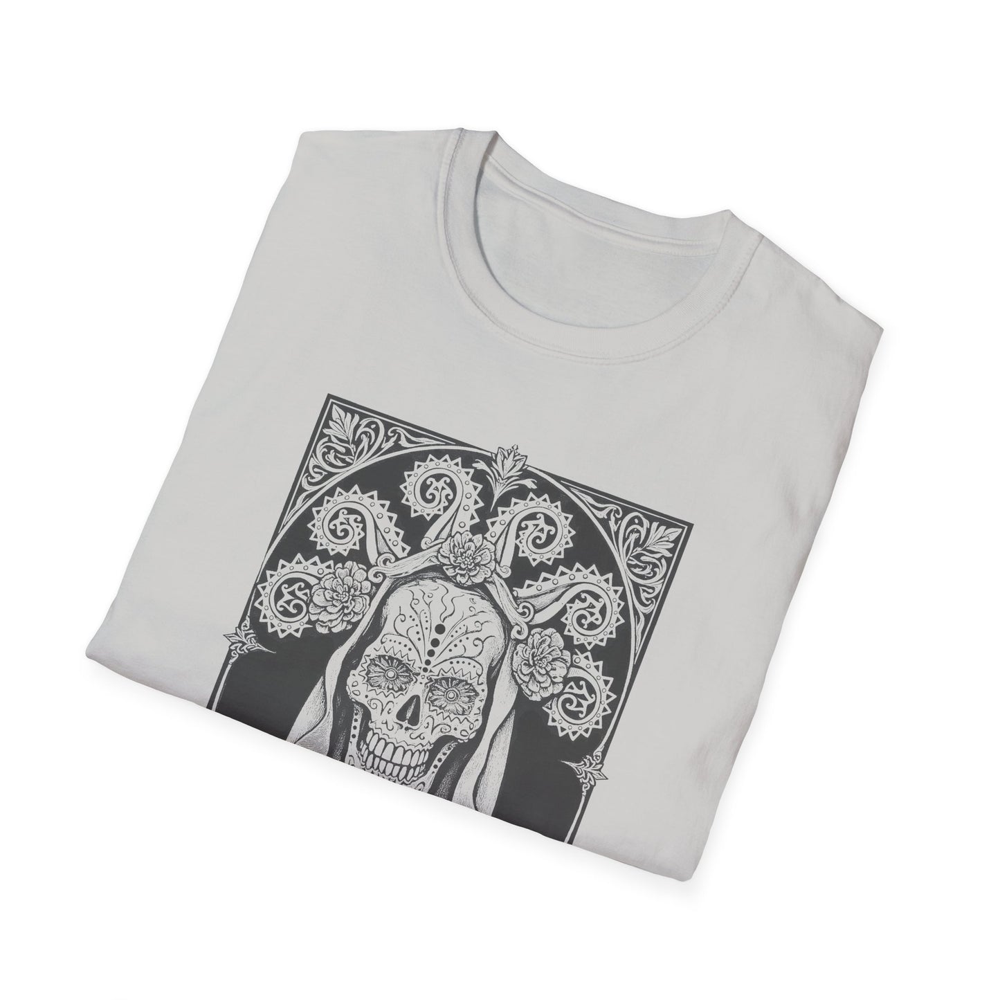 Dia de los Muertos Unisex T-Shirt, Gothic Sugar Skull Tee | Dellamorte Alternative Shirt, Halloween Gift, Day of the Dead Tee, Graphic
