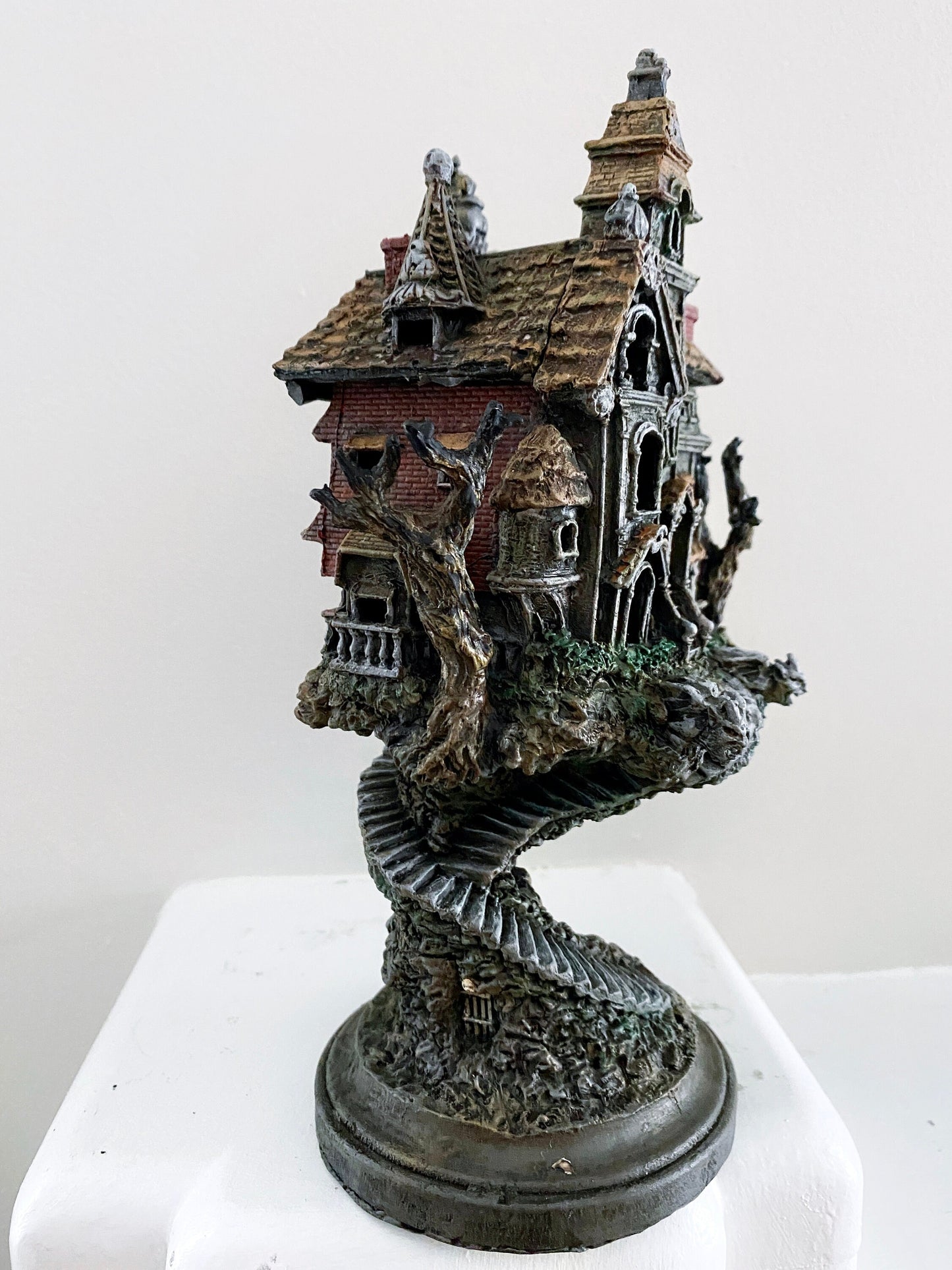 Haunted Mansion, with LED tea light, Full Color