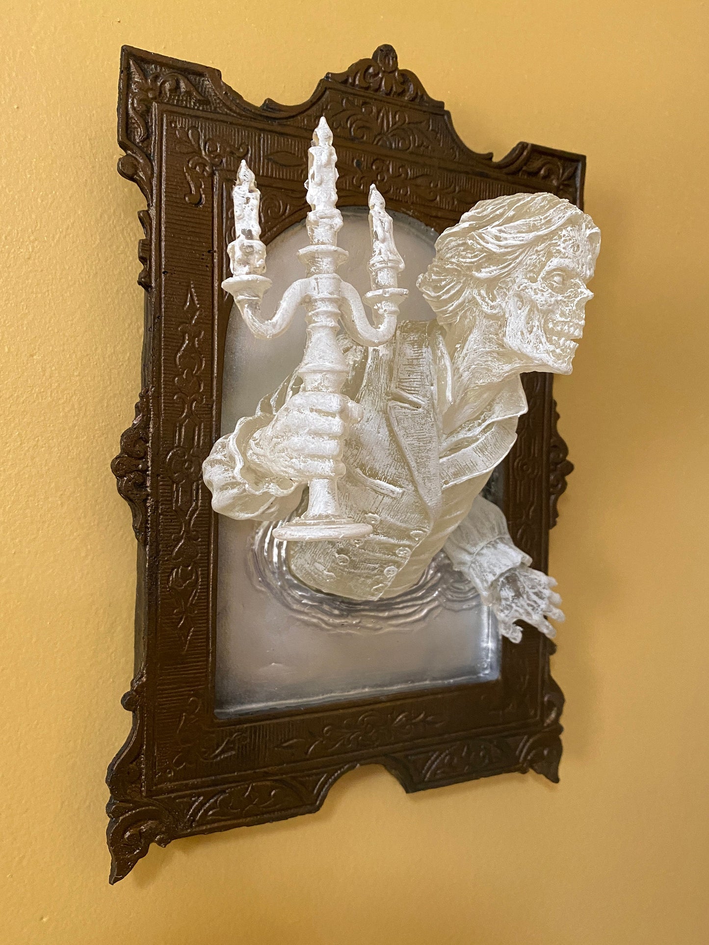 Gentleman Ghost in the Mirror Wall Plaque, Large Version, Ghoul Version