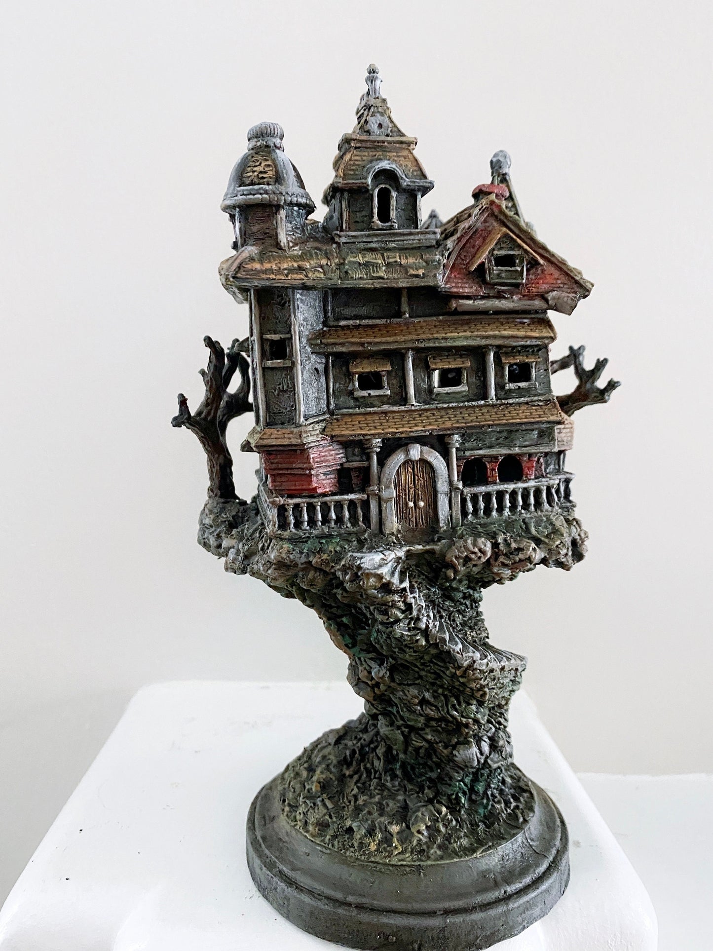 Haunted Mansion, with LED tea light, Full Color