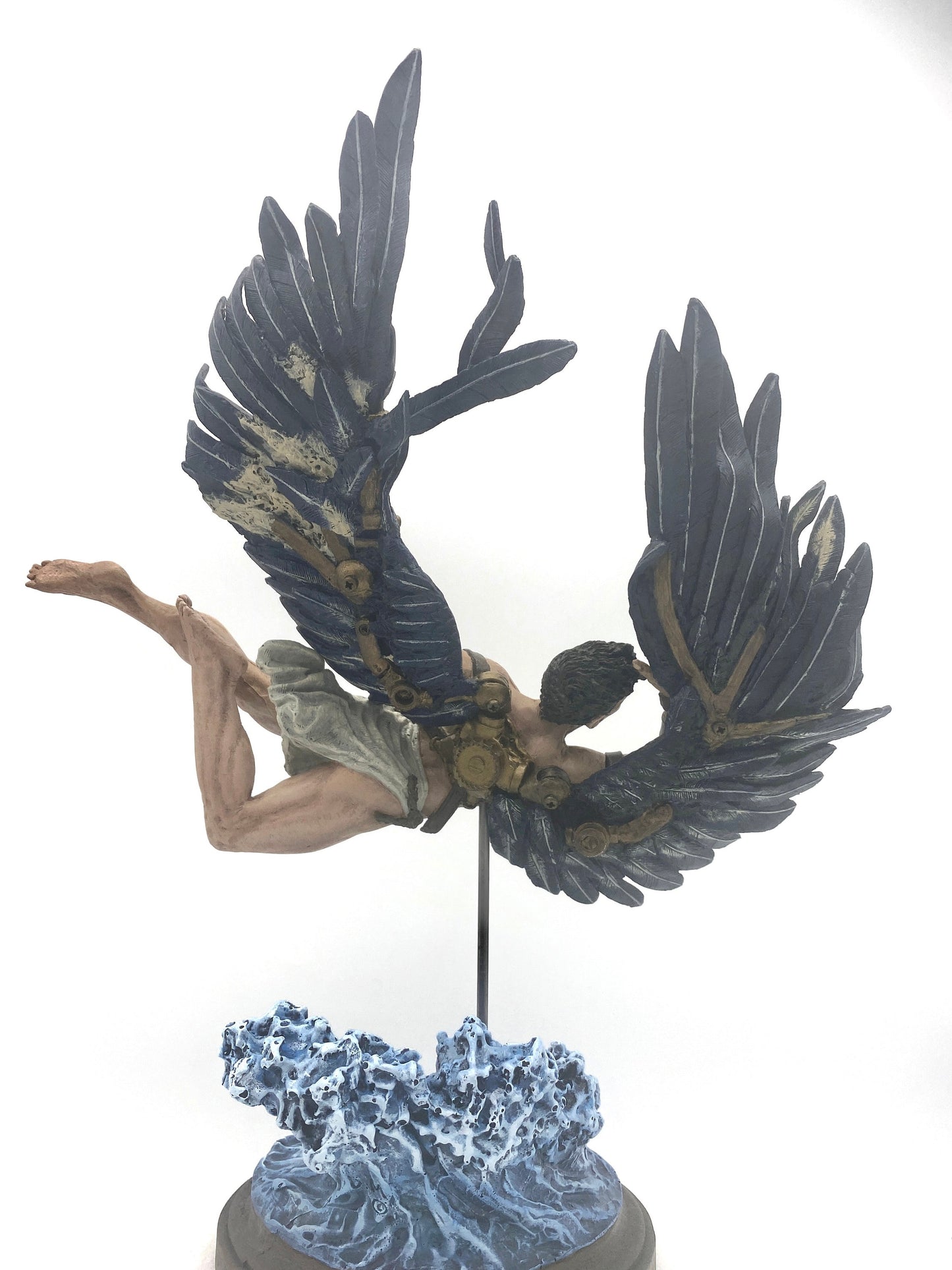 Flight of Icarus/Fallen Angel Statue, Full Color