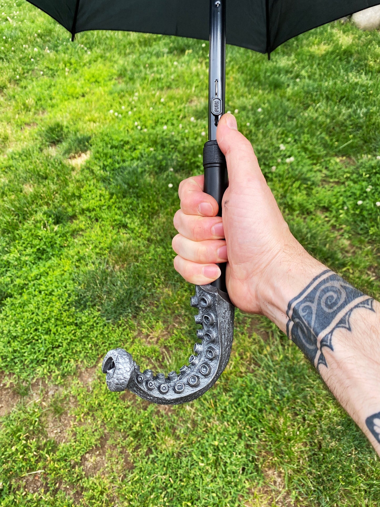 Kraken Tentacle Umbrella,Hand Sculpted Octopus | Nautical Gothic Umbrella |Fantasy Cosplay Kraken Lovecraftian Parasol, Gothic Accessory