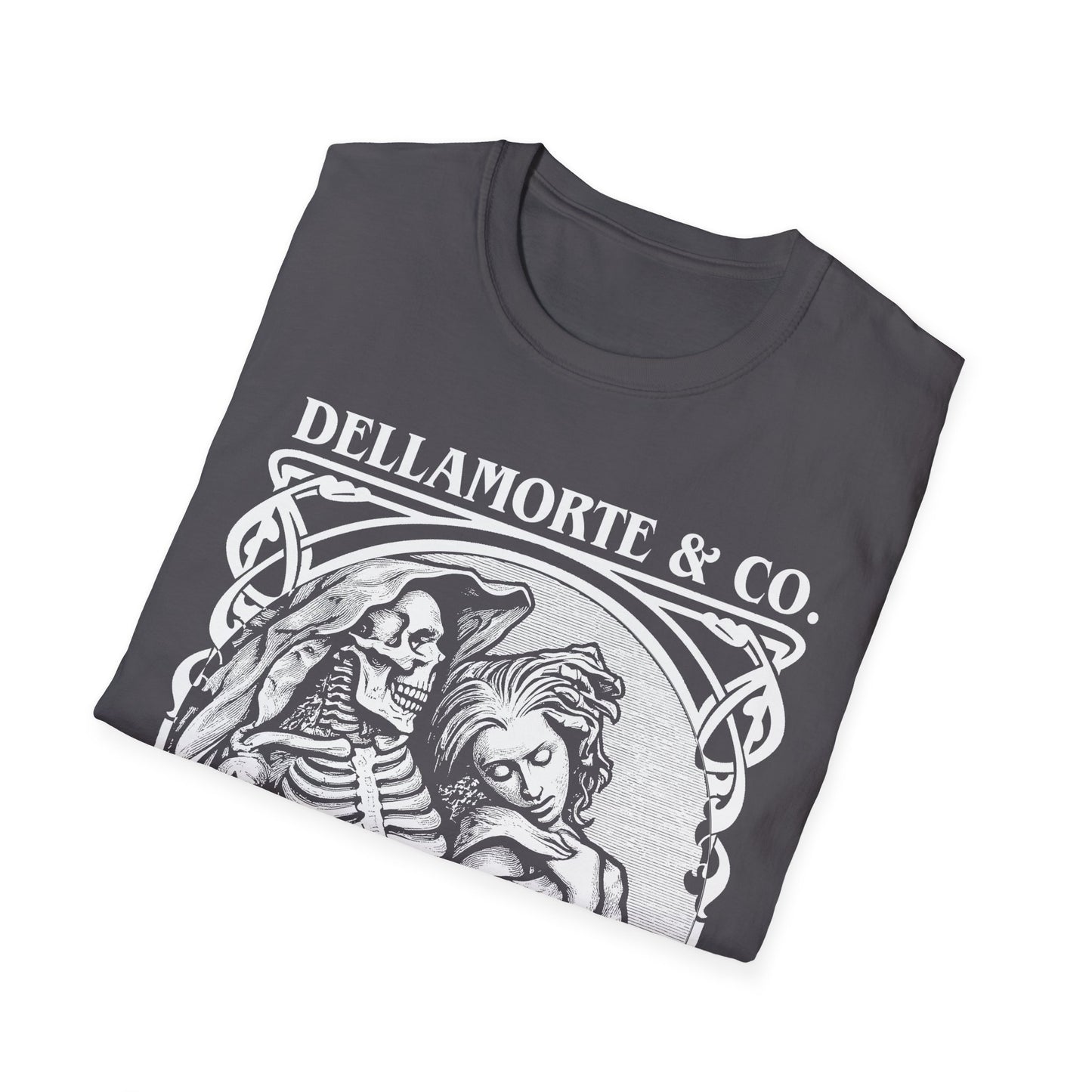 Death and the Maiden Shirt | Gothic Grim Reaper T-Shirt | Dellamorte Dark Academia Tee | Macabre Romance | Occult Halloween Apparel