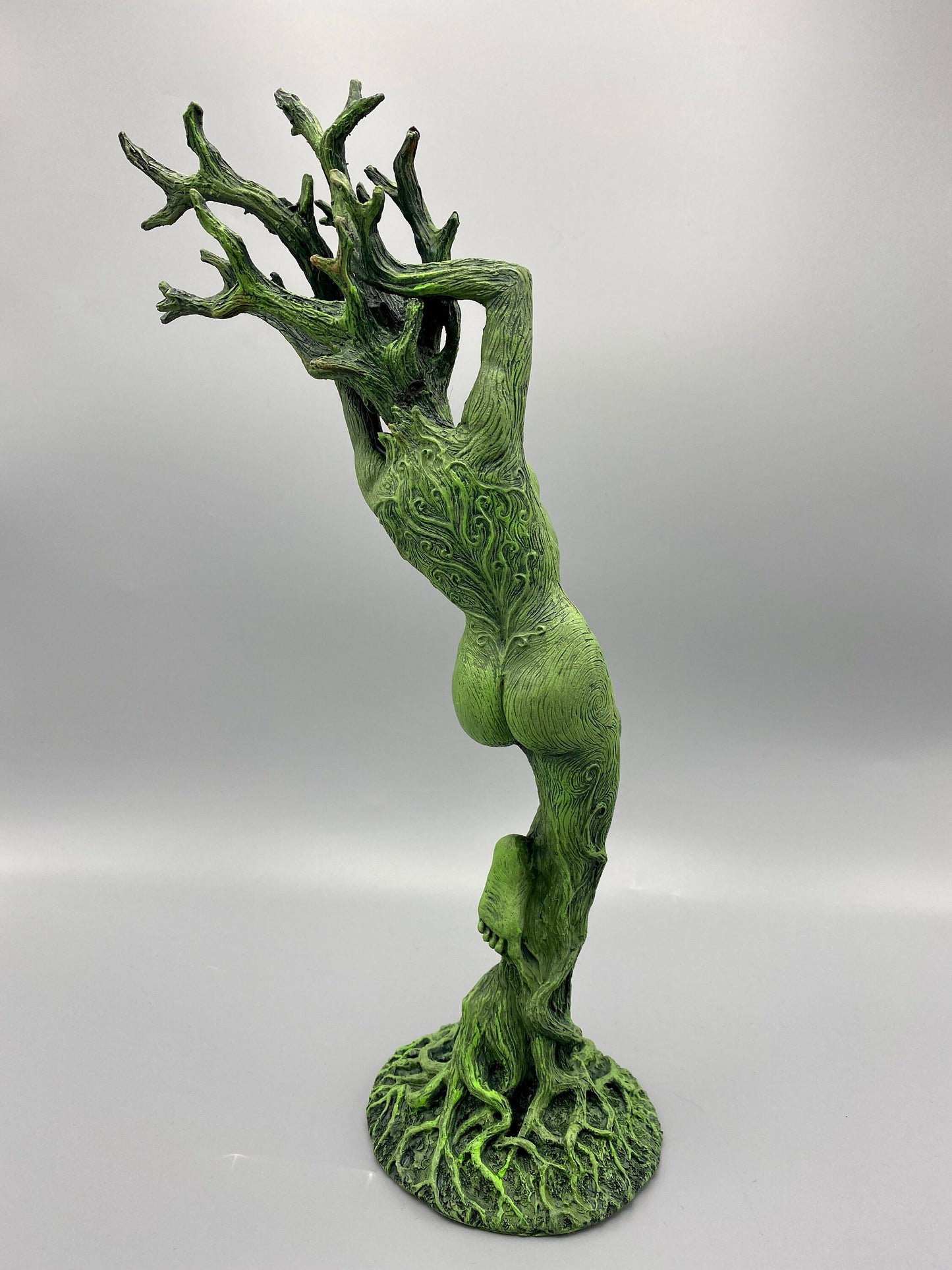 Dryad Statue, Green Finish