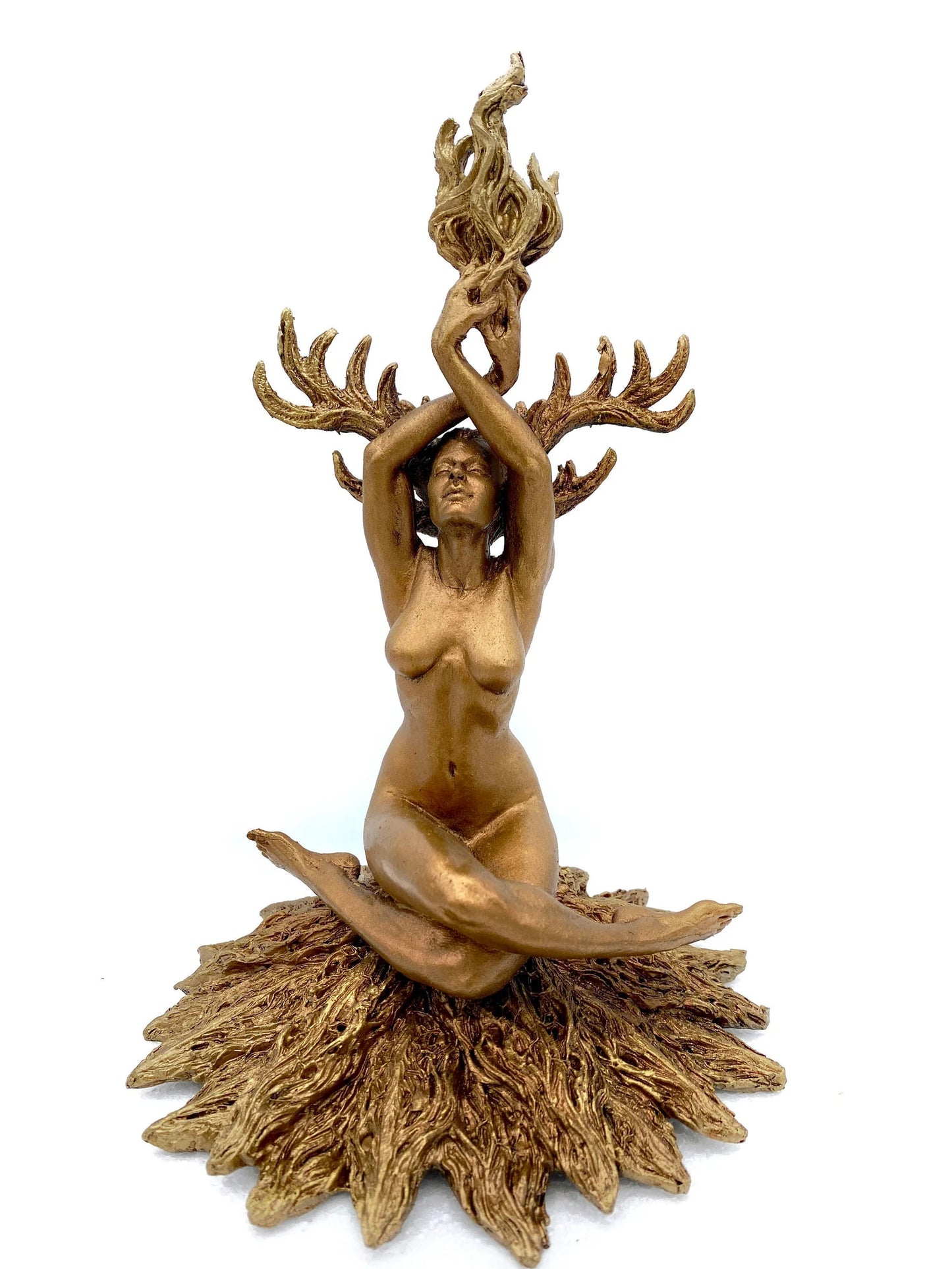 Prakrit Shakti: The Awakening Spirit Statue, Bronze Finish