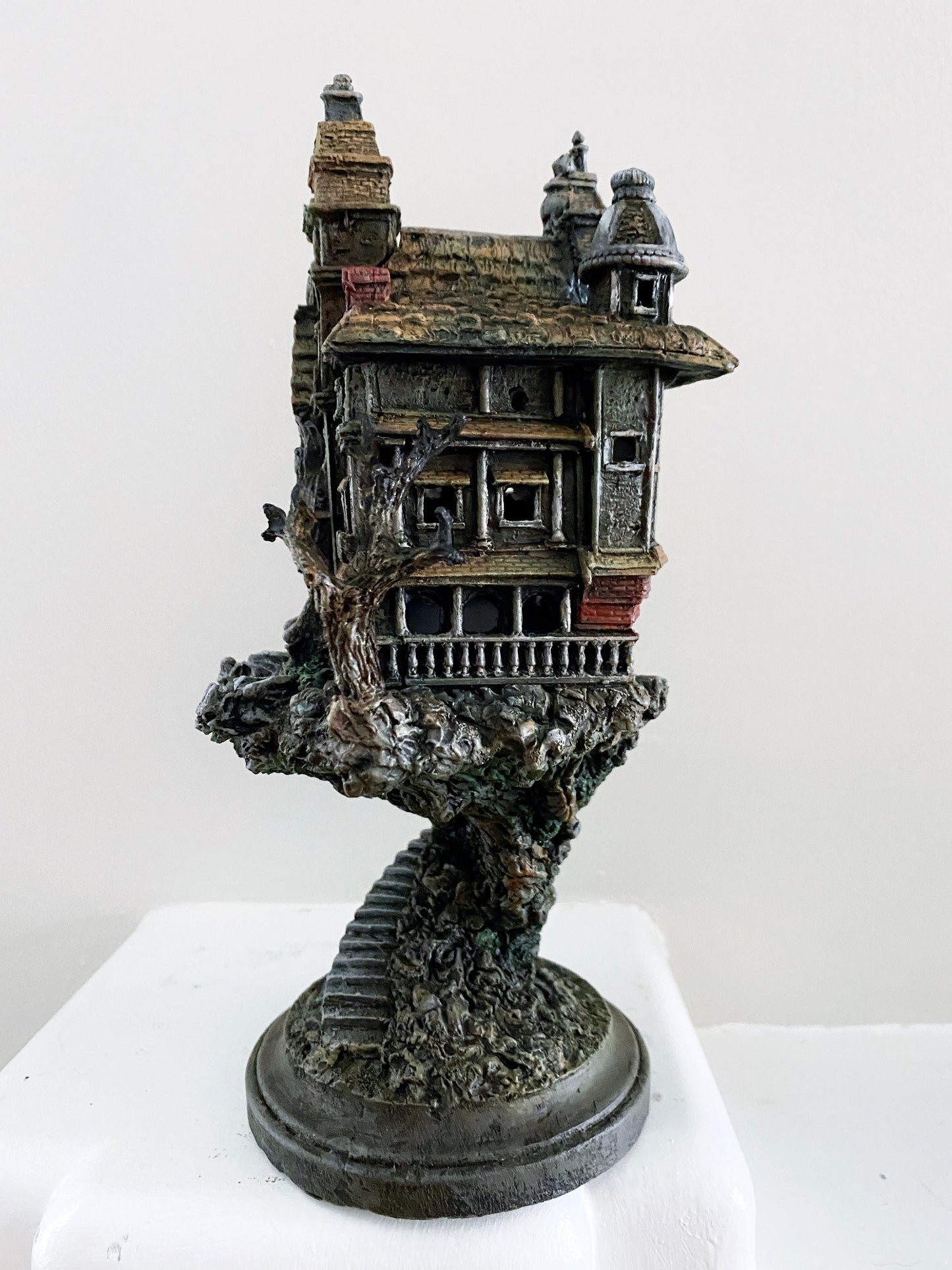 Haunted Mansion, with LED tea light, Full Color
