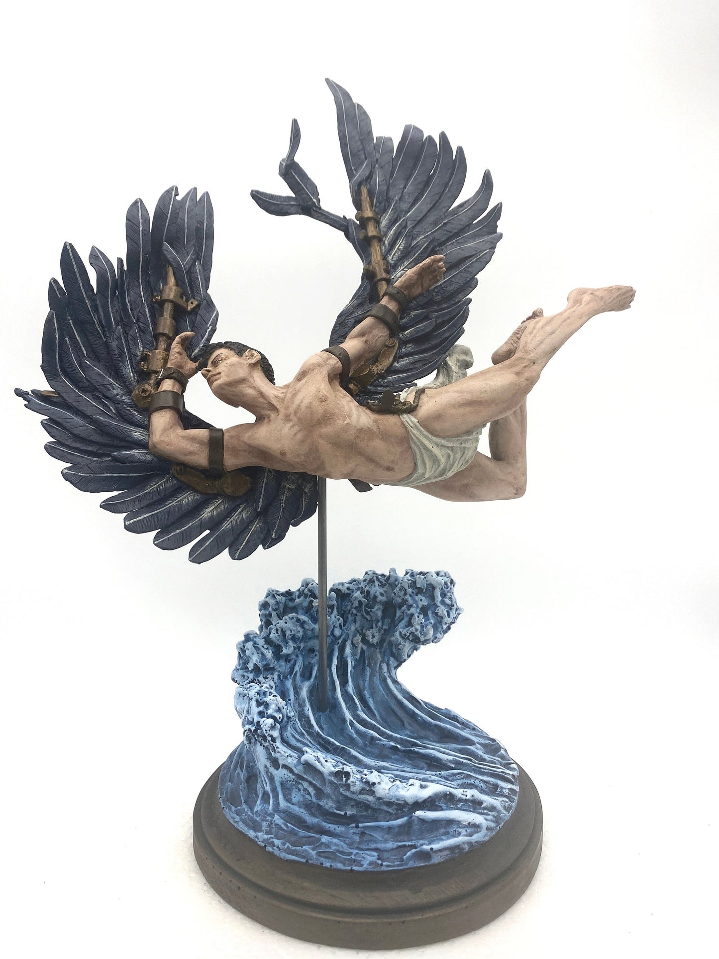 Flight of Icarus/Fallen Angel Statue, Full Color