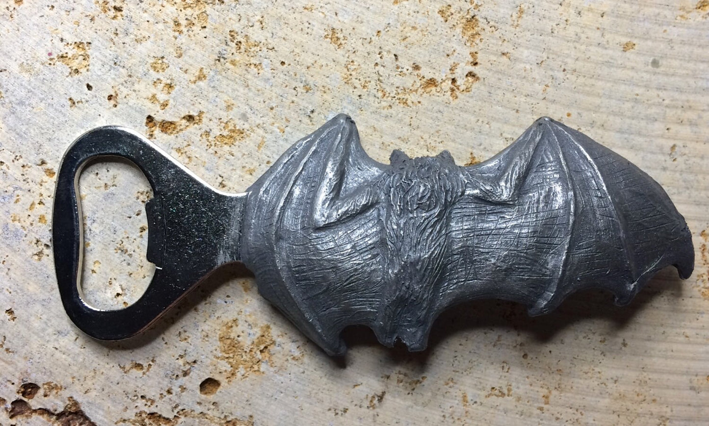 Vampire Bat Bottle Opener, Hand Painted Resin | Gothic Vampire Barware | Unique Bat Bottle Opener |Dark Fantasy Gothic Beer and Barware Gift