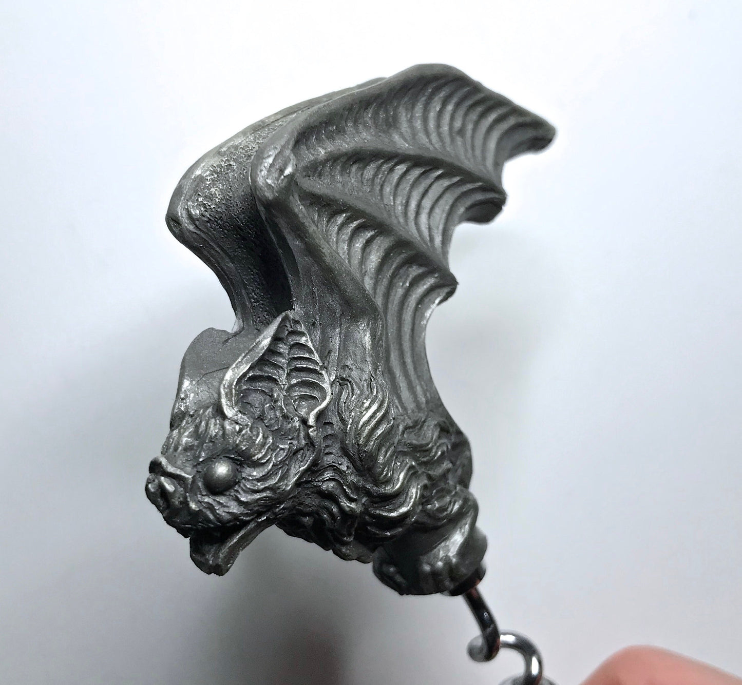 Vampire Bat Corkscrew, Hand Painted Resin | Gothic Vampire Barware | Unique Bat Cork Screw |Dark Fantasy Gothic Wine and Barware Gift