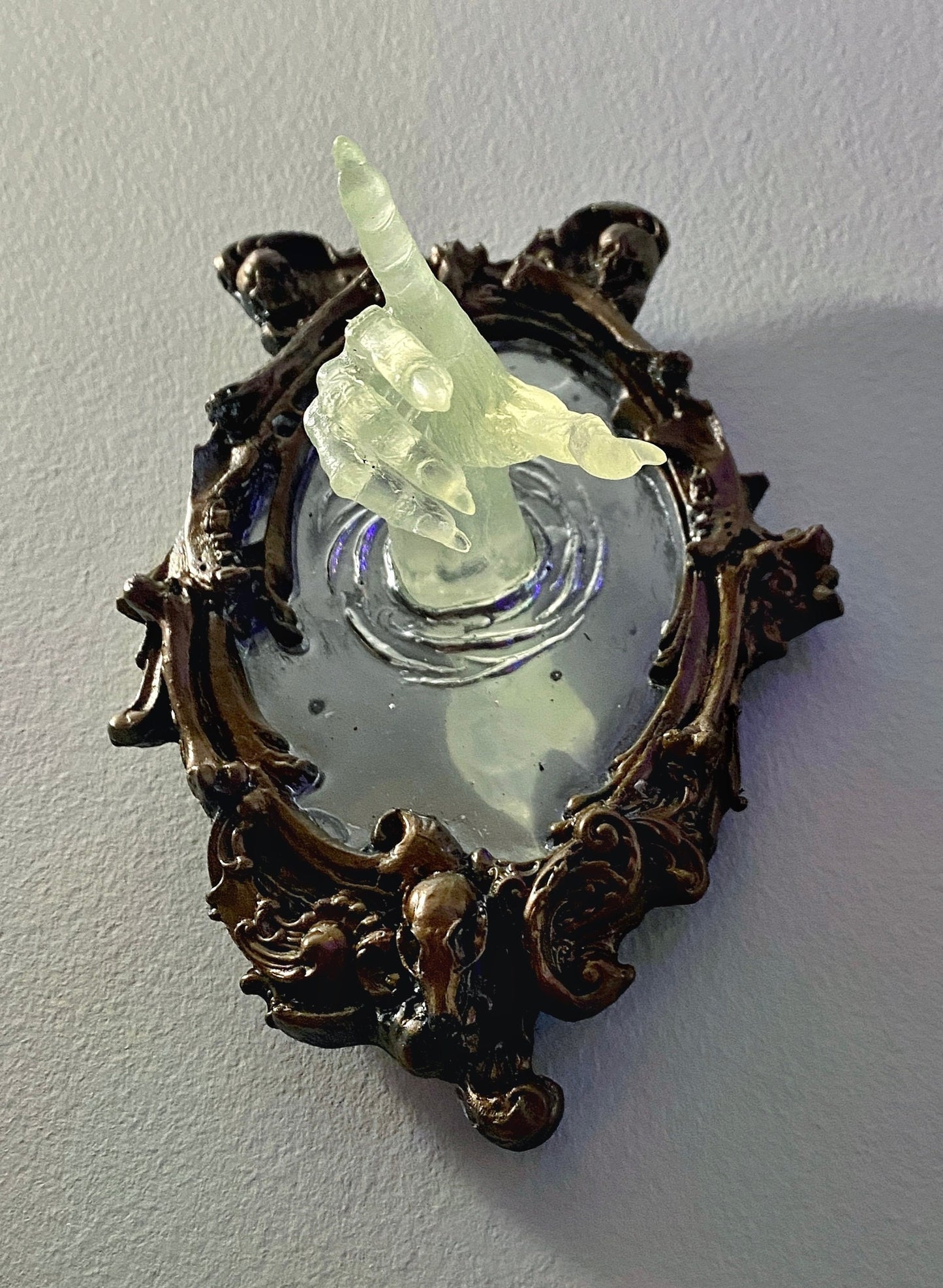 Spectral Hand Wall Plaque, Glow in the Dark