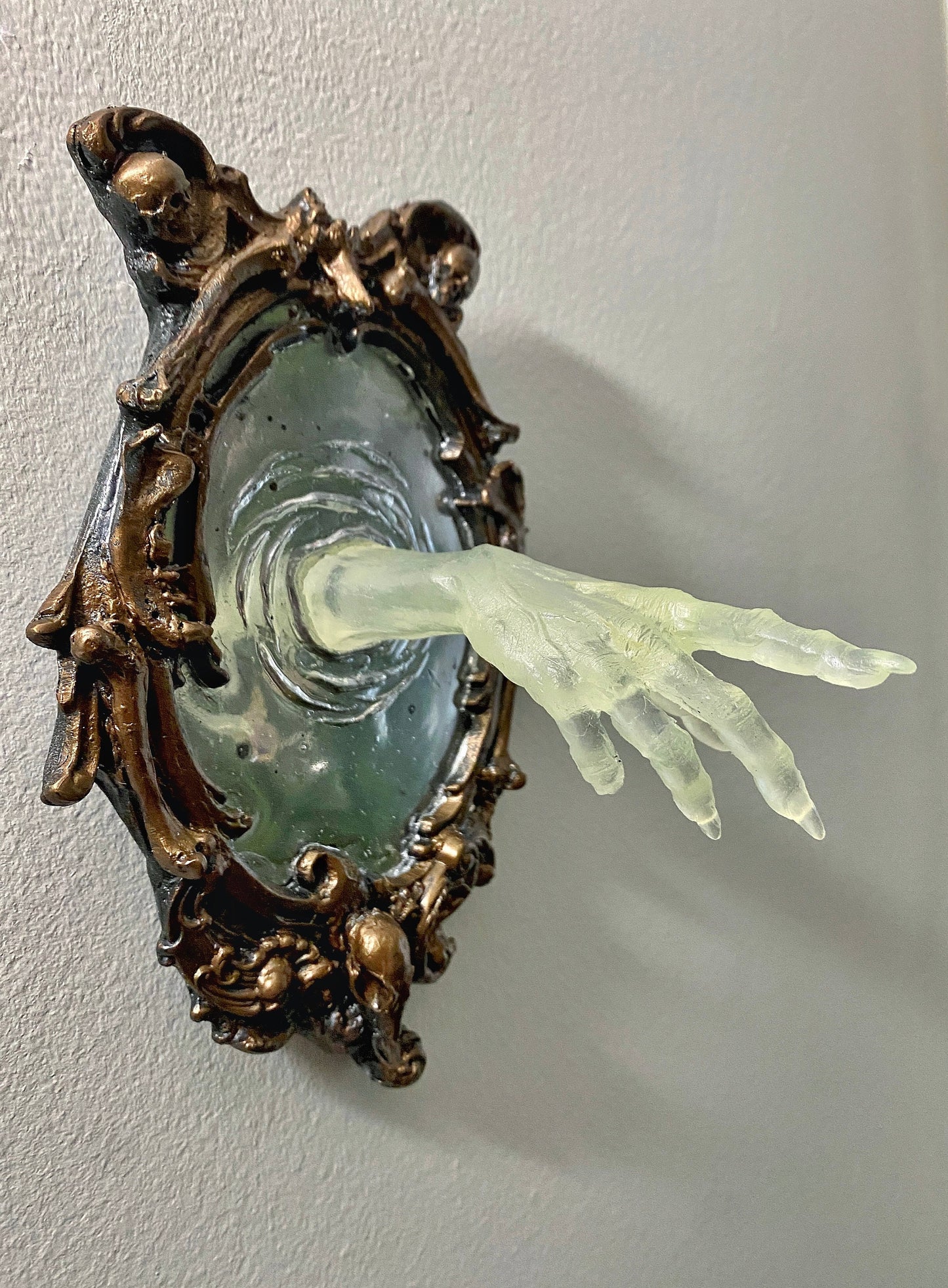 Spectral Hand Wall Plaque, Glow in the Dark