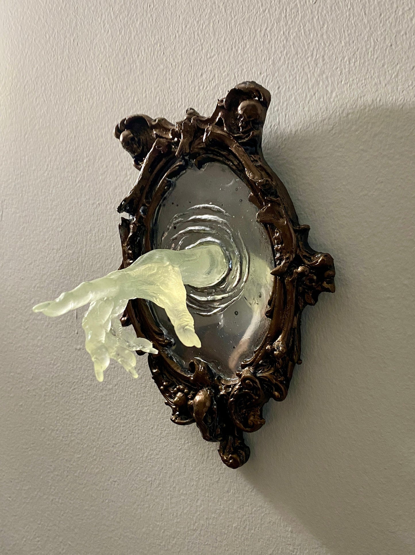 Spectral Hand Wall Plaque, Glow in the Dark