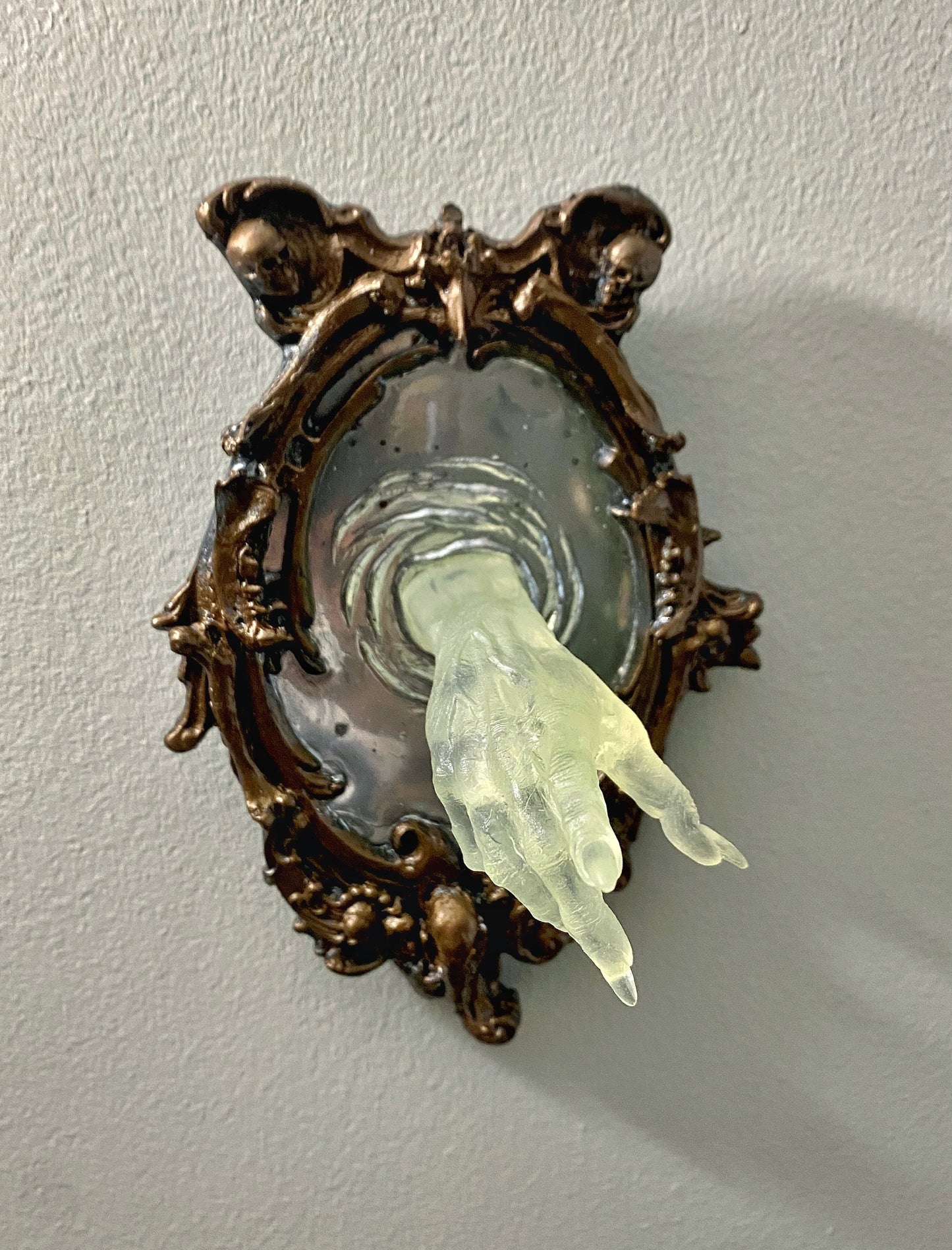 Spectral Hand Wall Plaque, Glow in the Dark