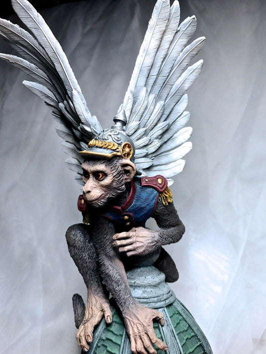 Flying Monkey Statue, Full Color