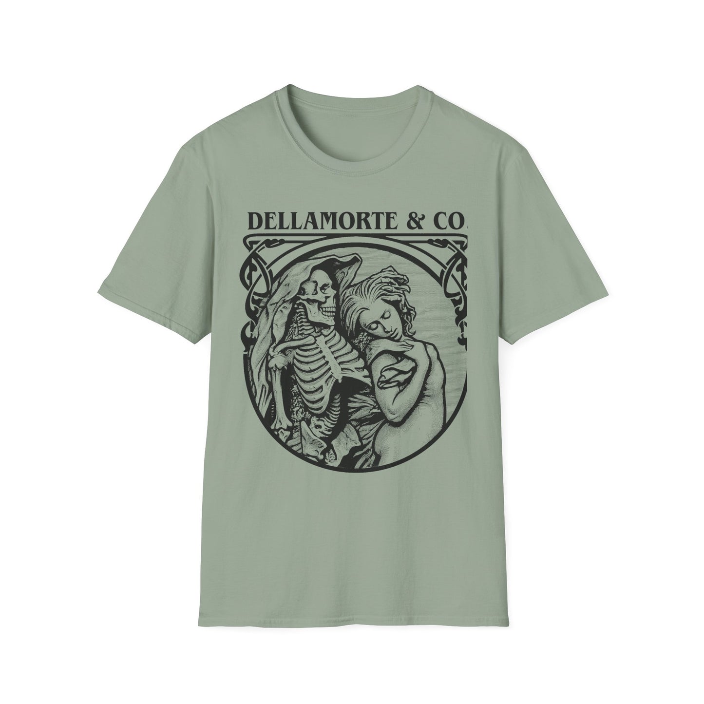 Death and the Maiden Shirt | Gothic Grim Reaper T-Shirt | Dellamorte Dark Academia Tee | Macabre Romance | Occult Halloween Apparel