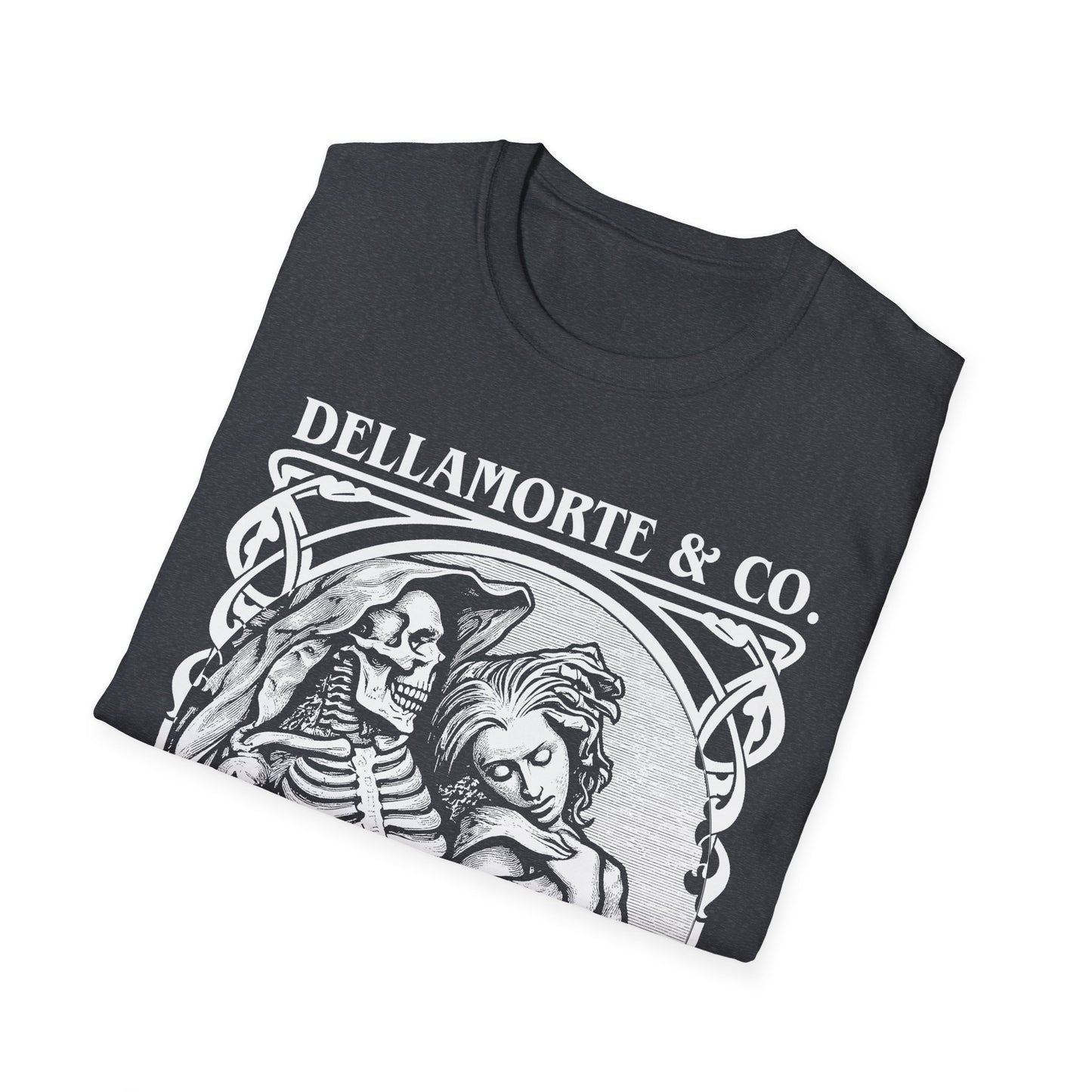 Death and the Maiden Shirt | Gothic Grim Reaper T-Shirt | Dellamorte Dark Academia Tee | Macabre Romance | Occult Halloween Apparel