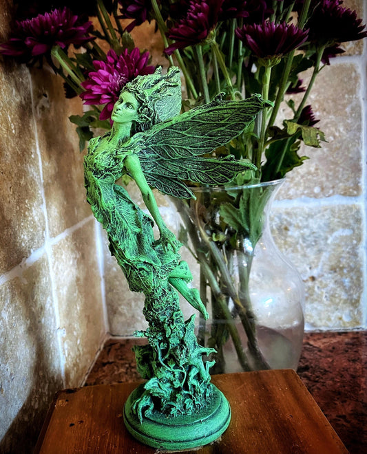 Titania, Queen of the Fairies Statue, Half Scale Resin Sculpture | Mythic Elven Queen Figurine | Fairy Tale Character, Fantasy Art Decor