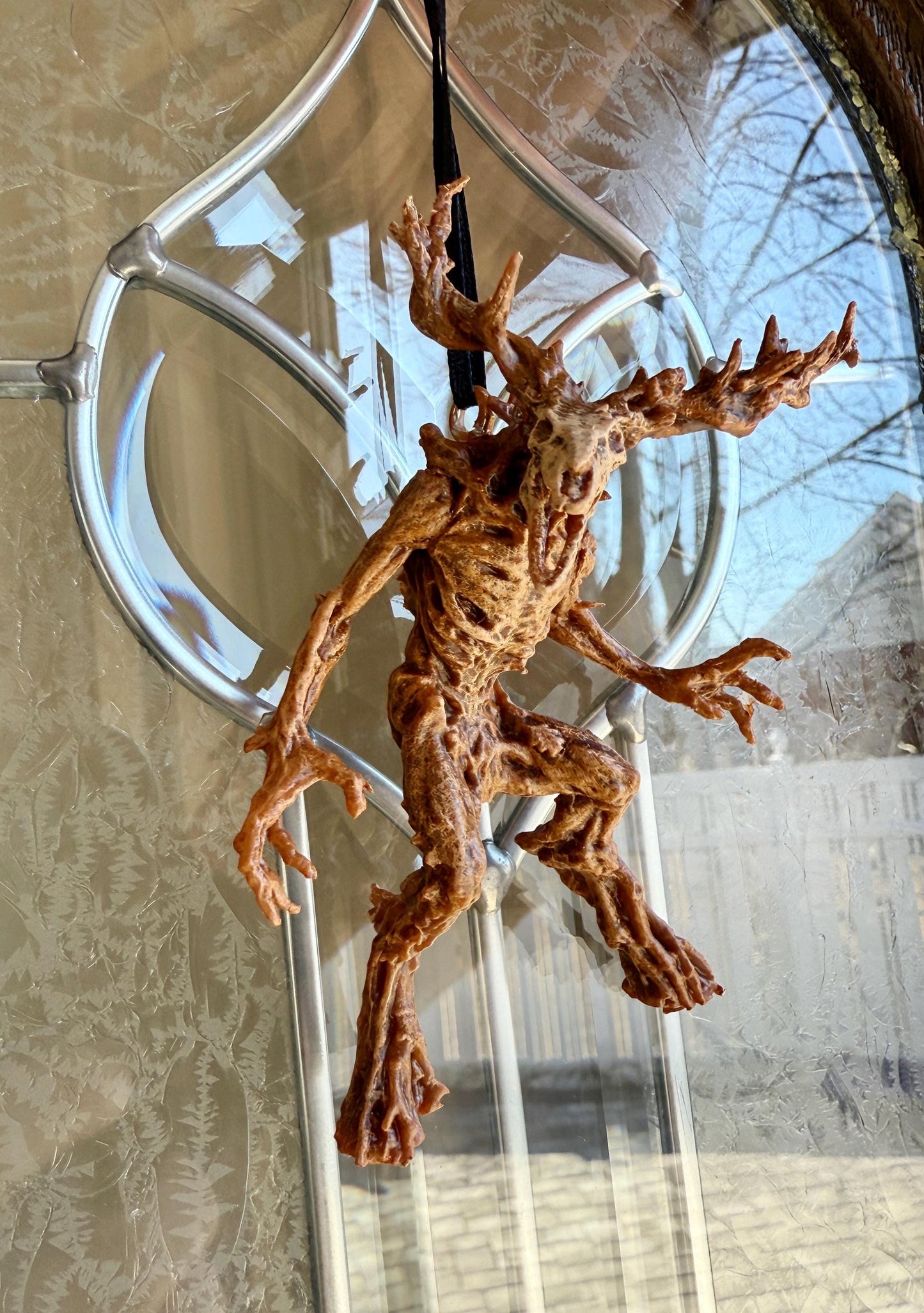Leshen/ Wendigo Ornament | Mythical Creature Figurine | Folklore Legendary Wendigo Figurine. Fantasy Art Decor