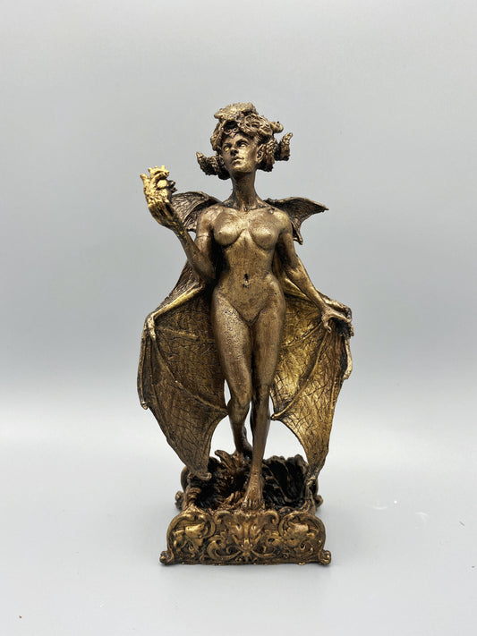 Lilith Statue, Half Scale Resin Sculpture | Mythic Goddess Figurine |Myths and Legends Character |Altar Statue for Gothic Home Decor