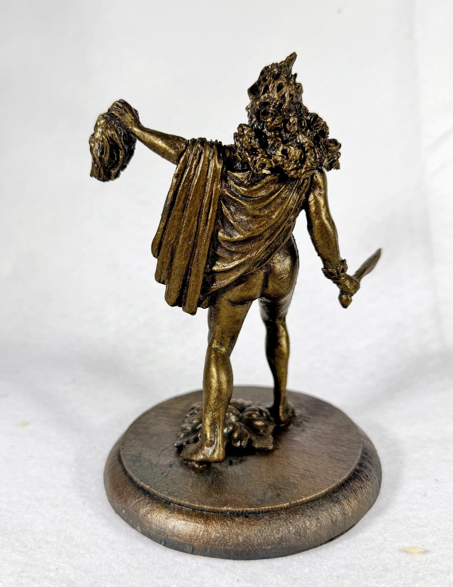 Refuse/Resist: Judith and Holofernes Statue, Hand Painted Resin Sculpture | Biblical Legend Figurine| Warrior Woman Art for Fantasy Art Gift