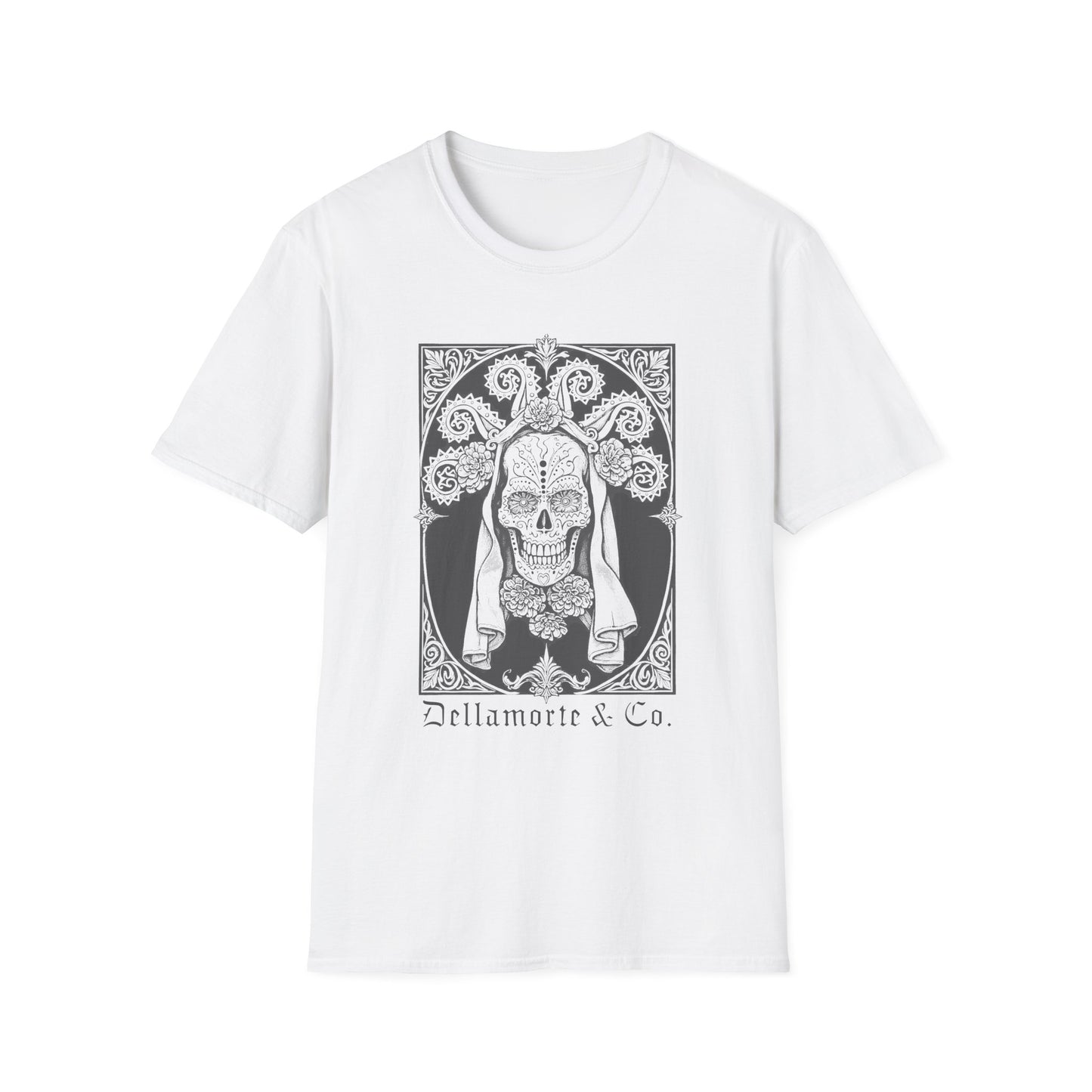 Dia de los Muertos Unisex T-Shirt, Gothic Sugar Skull Tee | Dellamorte Alternative Shirt, Halloween Gift, Day of the Dead Tee, Graphic