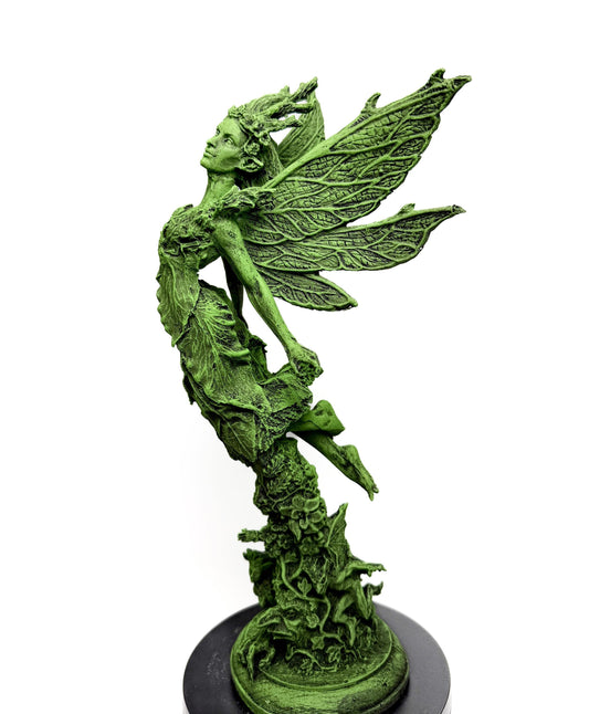Titania, Queen of the Fairies Statue, Hand Painted Resin Sculpture | Mythic Elven Queen Figurine | Fairy Tale Character, Fantasy Art Decor