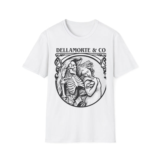 Death and the Maiden Shirt | Gothic Grim Reaper T-Shirt | Dellamorte Dark Academia Tee | Macabre Romance | Occult Halloween Apparel