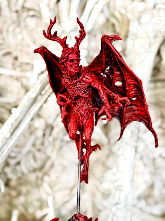 Angel of Death Statue, Half Scale Resin | Mythic Creature Figurine | Myths and Legends Monster Statue | Demon Statue for Gothic Home Decor