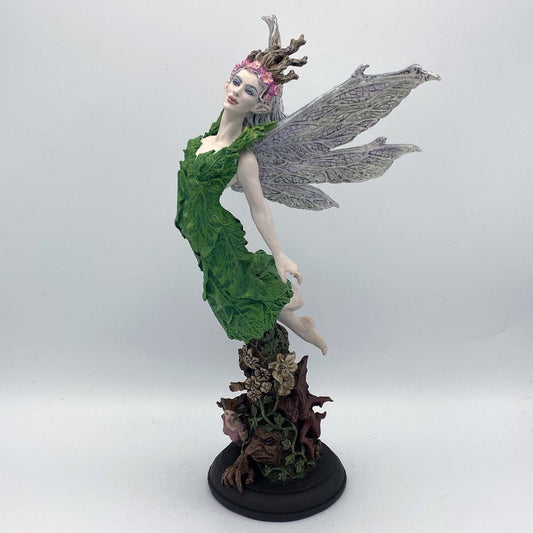 Titania, Queen of the Fairies Statue, Hand Painted Resin Sculpture | Mythic Elven Queen Figurine | Fairy Tale Character, Fantasy Art Decor