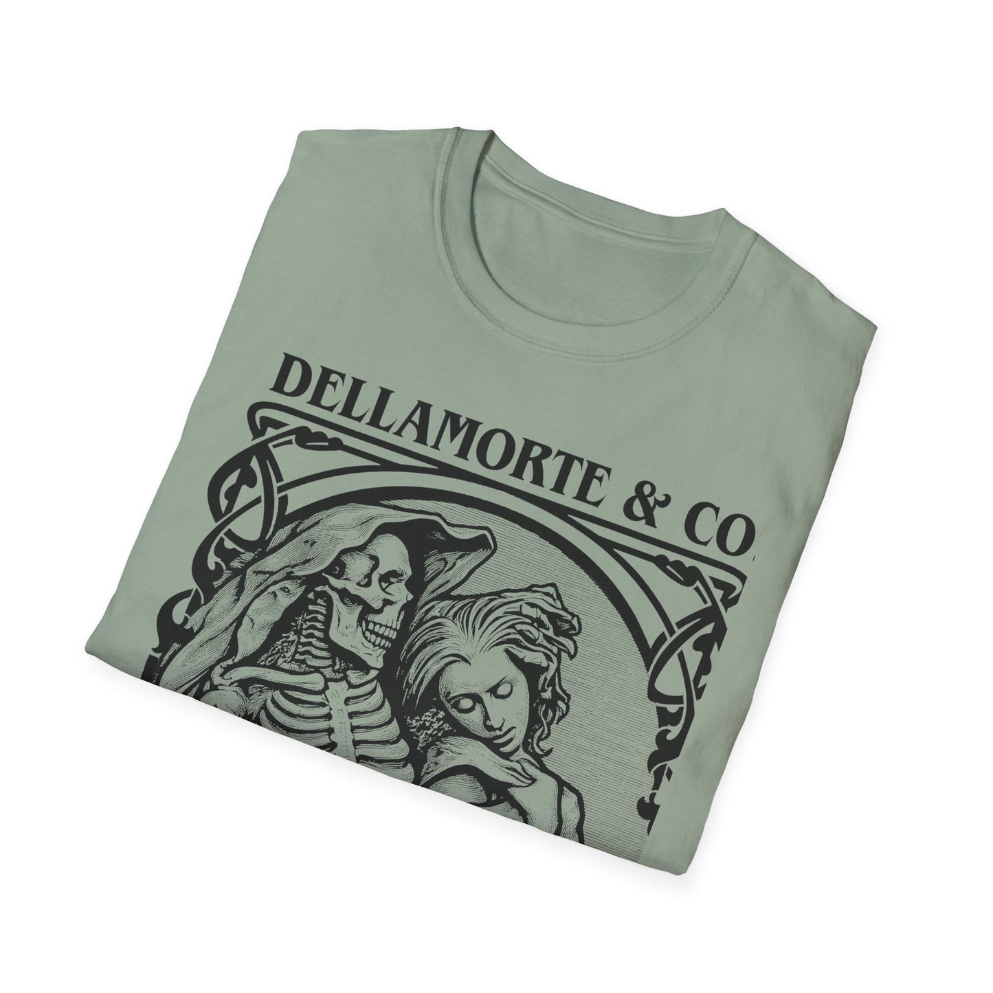 Death and the Maiden Shirt | Gothic Grim Reaper T-Shirt | Dellamorte Dark Academia Tee | Macabre Romance | Occult Halloween Apparel