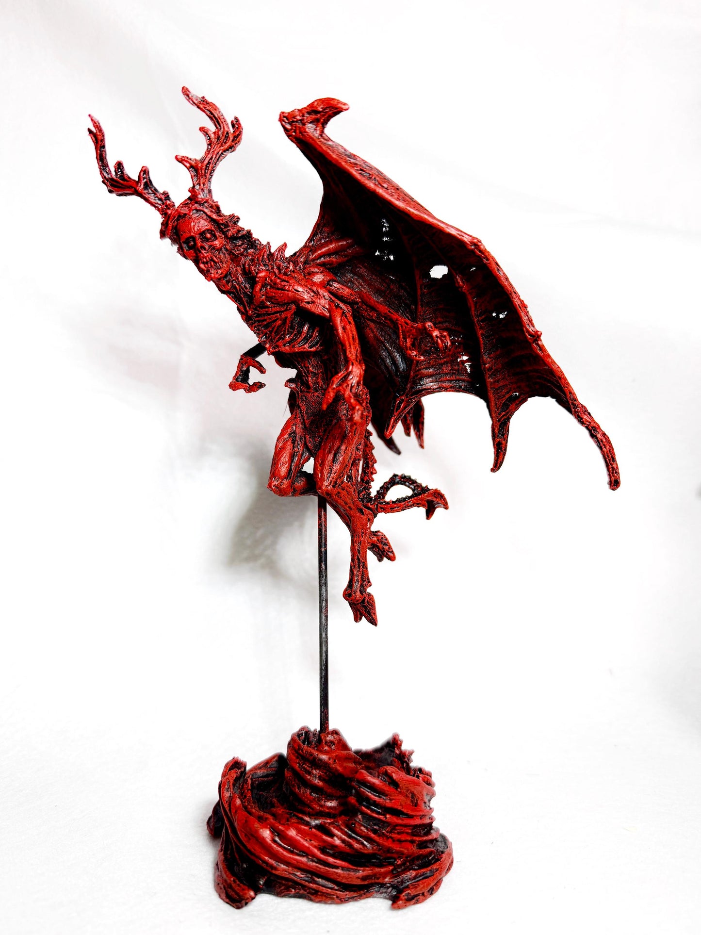 Angel of Death Statue, Half Scale Resin | Mythic Creature Figurine | Myths and Legends Monster Statue | Demon Statue for Gothic Home Decor