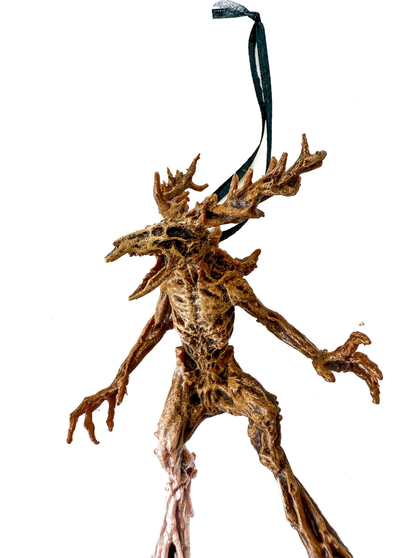 Leshen/ Wendigo Ornament | Mythical Creature Figurine | Folklore Legendary Wendigo Figurine. Fantasy Art Decor