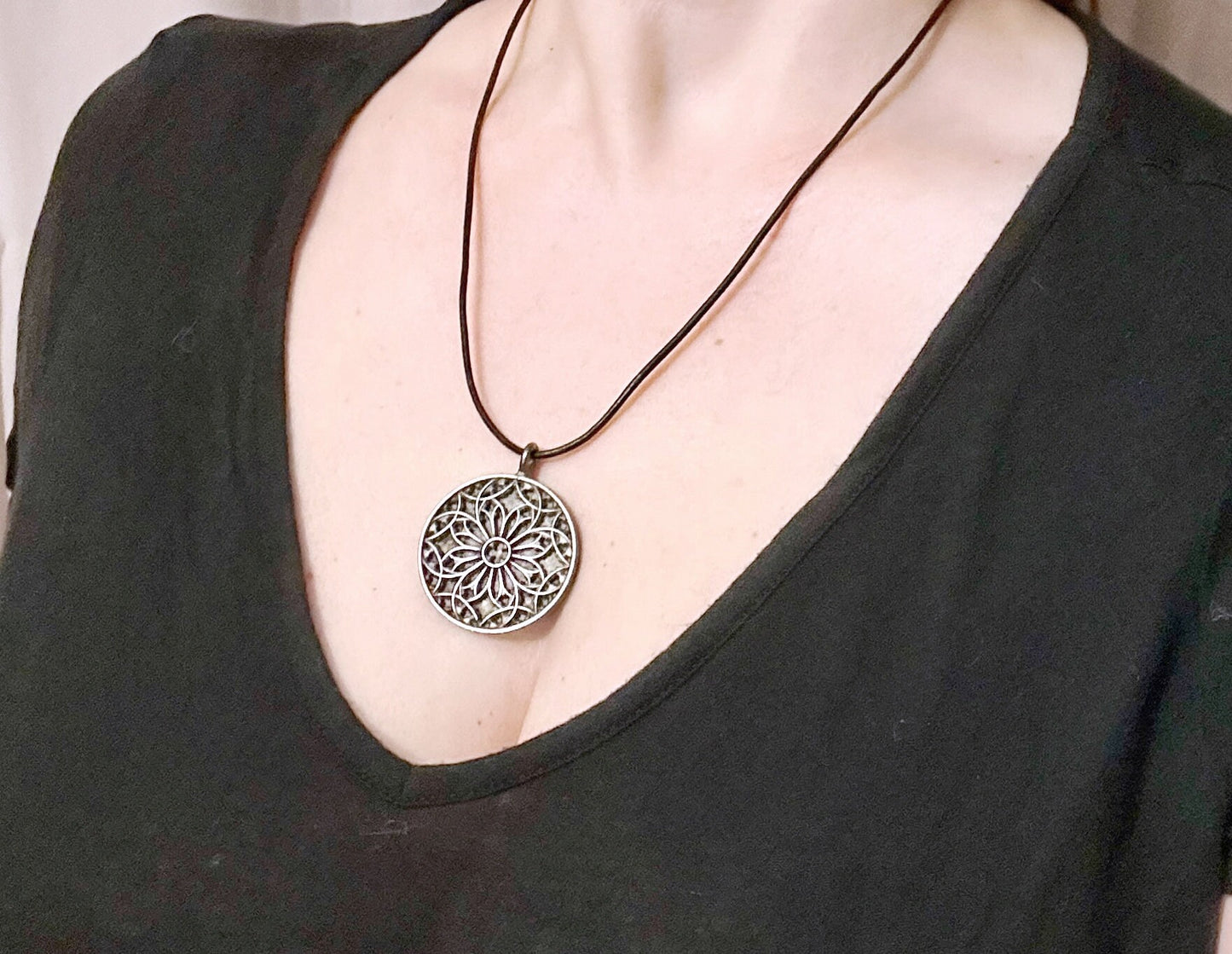 Gothic Cathedral Window Pendant