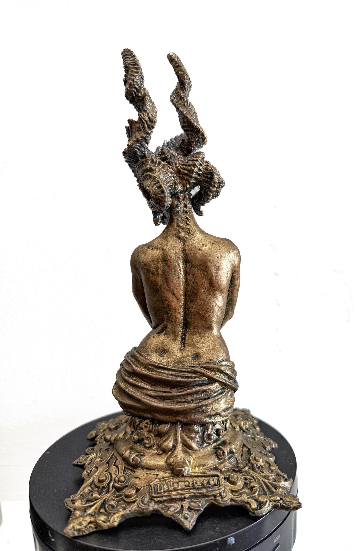 Demeter's Grief Statue, Hand Painted Resin Sculpture | Mythical Goddess Figurine | Gothic Dark Fantasy Art