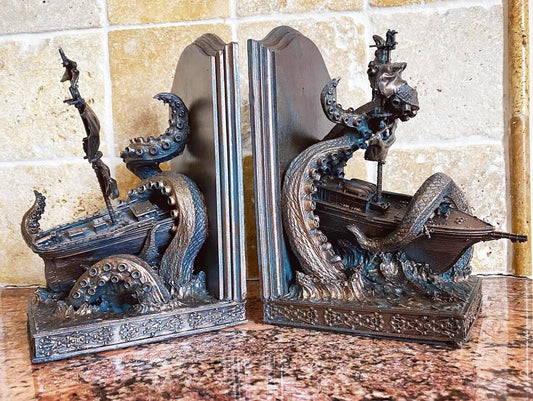 Kraken Bookends, Limited Edition