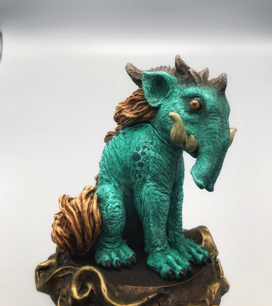 Baku, the Dream Guardian Statue, Full Color