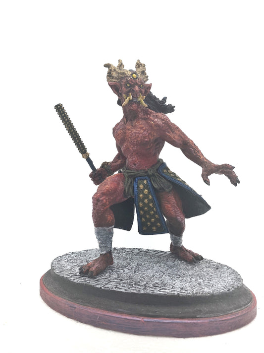 Oni Statue, Full Color, Red
