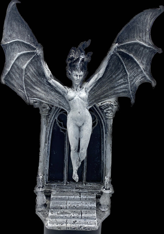 Carmilla the Vampire Statue, Hand Painted Resin Sculpture | Legendary Vampire Figurine |Victorian Gothic Horror|Gothic Gift and Spooky Decor