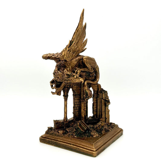 Griffin Statue, bronze finish